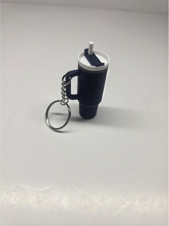Accessories - Miniature Water Bottle Keychain Tumbler With Straw